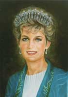 oil portrait of princess diana